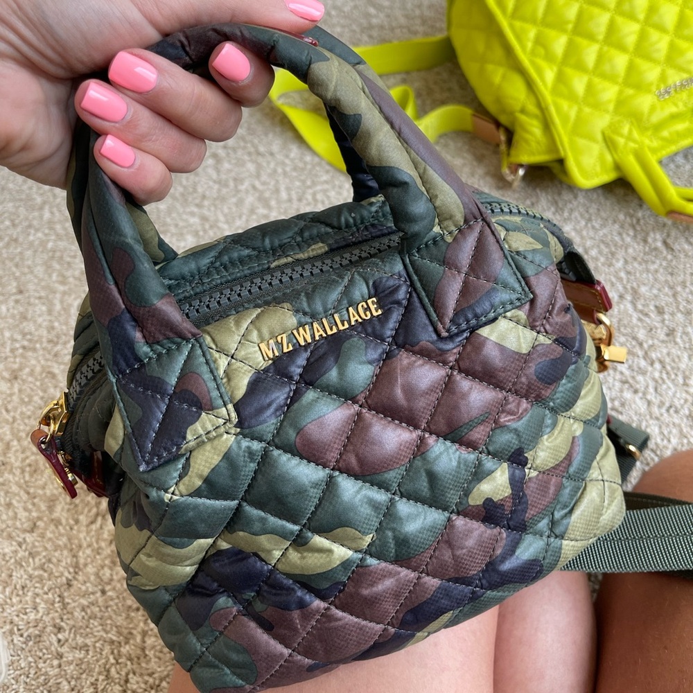 MZ Wallace Camouflage Quilted Mini Bag Sutton